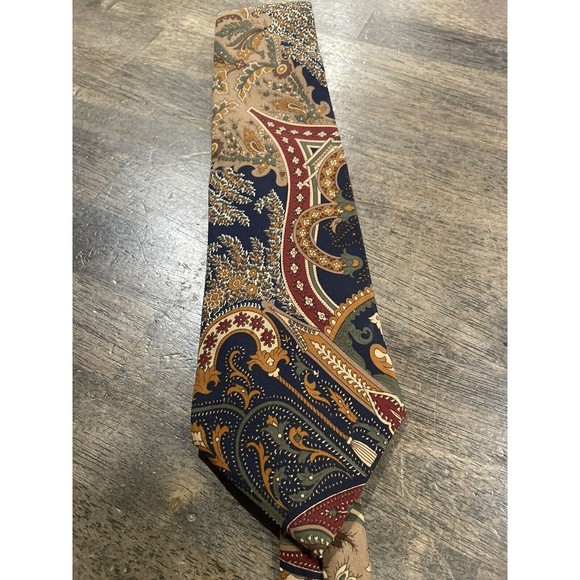 !POLO RALPH LAUREN! and * Burberry* Neck Tie Bundle 100% silk Stripe/Paisley EUC - Picture 3 of 13